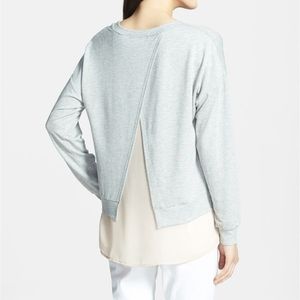 Olivia Moon Split Back Sweatshirt L